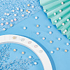 HOBBIESAY 100Pcs Ocean Mix Pearlized Glass Pearl Beads HY-HY0001-04C-4