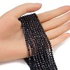 Natural Sapphire Beads Strands G-G204-A02-3.5mm-6