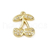 Brass Micro Pave Cubic Zirconia Pendants KK-M322-48G-05-1