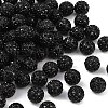 Polymer Clay Rhinestone Beads RB-C1438-12mm-A02-1