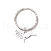 Ocean Theme 304 Stainless Steel Keychains KEYC-JKC01213-06-2