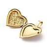 304 Stainless Steel Locket Pendants STAS-L289-01G-2