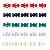 50Pcs 5 Colors Zinc Alloy Connector Charms FIND-FH0010-18-1