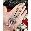 Ethnic Style Alloy Pendant Plastic Imitation Pearl Beaded Necklaces FS-WG6EDFA-05-1