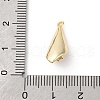 Brass Pave Clear Cubic Zirconia Pendants KK-V016-07G-3