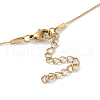 Ion Plating(IP) 304 Stainless Steel Round Ball Pendant Necklaces for Women NJEW-D056-01A-01G-3