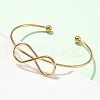 304 Stainless Steel Cuff Bangles BJEW-L682-032G-3
