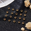 Beebeecraft 300Pcs 4 Styles Brass Crimp Beads KK-BBC0014-69-4