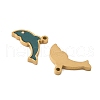 304 Stainless Steel Enamel Charms STAS-Z139-03G-03-2