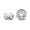 Brass Rhinestone Spacer Beads X-RB-A014-L7mm-S-3
