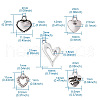 Yilisi  Tibetan Style Alloy Pendants TIBEP-YS0001-01AS-8