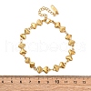 304 Stainless Steel Link Bracelets for Women BJEW-Z125-03G-02-3
