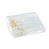 12Pcs 2 Colors Brass Clip-on Earring Converters Findings KK-FS0001-30-6