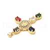 Rack Plating Brass Pendants KK-D087-13G-5