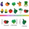 SUNNYCLUE 44Pcs 11 Style Opaque Resin Cabochons CRES-SC0002-14-2