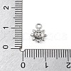 Brass Micro Pave Cubic Zirconia Pendants KK-D283-28P-3