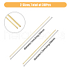 SUPERFINDINGS 30Pcs 2 Styles Brass Support Rods DIY-FH0005-51-2