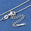 Brass Box Chain Necklaces for Women NJEW-M045-02S-2
