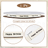 20M Cotton Happy Birthday Printed Ribbons SRIB-WH0001-03-2