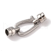Non-Tarnish 304 Stainless Steel Cord Locks STAS-C109-25P-2