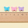 100Pcs Opaque Acrylic Beads MACR-FS0001-57-4