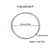 5Pcs Stylish 304 Stainless Steel Plain Bangles for Women CS8821-1-3