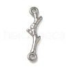 Anti-Tarnish 304 Stainless Steel Branch Connector Charms STAS-Q334-62P-1