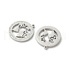 304 Stainless Steel Rhinestone Pendants STAS-V015-08P-2