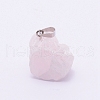 Natural Rose Quartz Pendants G-CJC0002-02C-1
