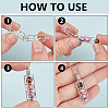 BENECREAT 1Pc Rhodium Plated 925 Sterling Silver Bead Cage Pendants STER-BC0002-85-4