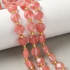 Cherry Quartz Glass Beads Strands G-G271-C05-10mm-1