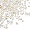 Craftdady 180Pcs 9 Style ABS Plastic Imitation Pearl Beads OACR-CD0001-08-3