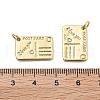 Brass Pendants KK-Q006-08G-3
