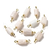 Natural Quartz Crystal Connector Charms FIND-C046-10C-G-1