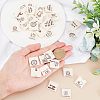  200Pcs 20 Patterns Cotton Sewing Labels FIND-NB0001-44-2