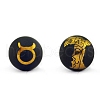 Frosted Natural Black Onyx(Dyed & Heated) Beads PW-WGDC30B-02-1