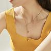 Heart Stainless Steel Tassel Lariat Necklaces for Women FS-WG9133A-01-3
