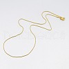 Herringbone Chain Necklace for Men NJEW-A288B-0.8-G-2