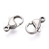 304 Stainless Steel Lobster Claw Clasps STAS-T065-13mm-34P-2