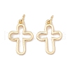 Brass Pendants KK-E005-27G-1