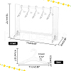   Acrylic Earring Display Stands EDIS-PH0001-43B-2