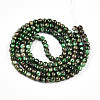 Baking Painted Glass Beads Strands DGLA-N003-6mm-B09-3