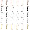 SUPERFINDINGS 30Pcs 5 Colors 316 Stainless Steel Earring Hooks STAS-FH0001-62-1
