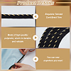 Fingerinspire 2 Skeins Polyester Twist Ribbons SRIB-FG0001-23-4