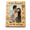 Natural Wood Photo Frames DIY-WH0234-012-1