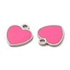 304 Stainless Steel Enamel Pendants STAS-M308-16P-02-2