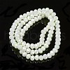 Electroplate Opaque Glass Beads Strands EGLA-A034-P6mm-T15-2