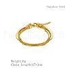 Stylish Stainless Steel Triple-layer Bracelets OB2318-2-4