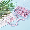 497Pcs 5 Style Rainbow ABS Plastic Imitation Pearl Beads OACR-YW0001-07A-9