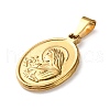 201 Stainless Steel Pendants STAS-U053-08A-G-2